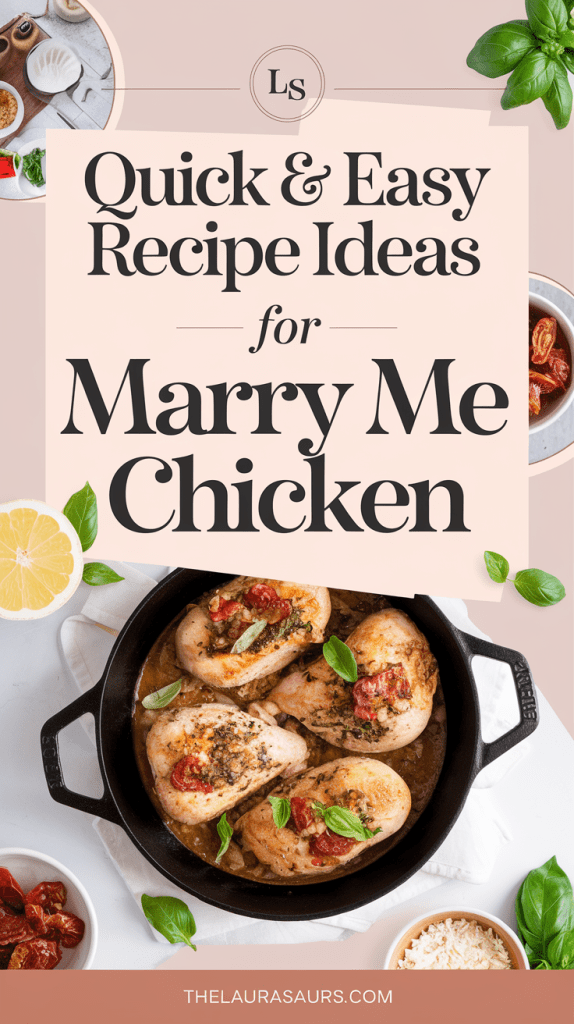 Quick and Easy Recipe Ideas for Marry Me Chicken
