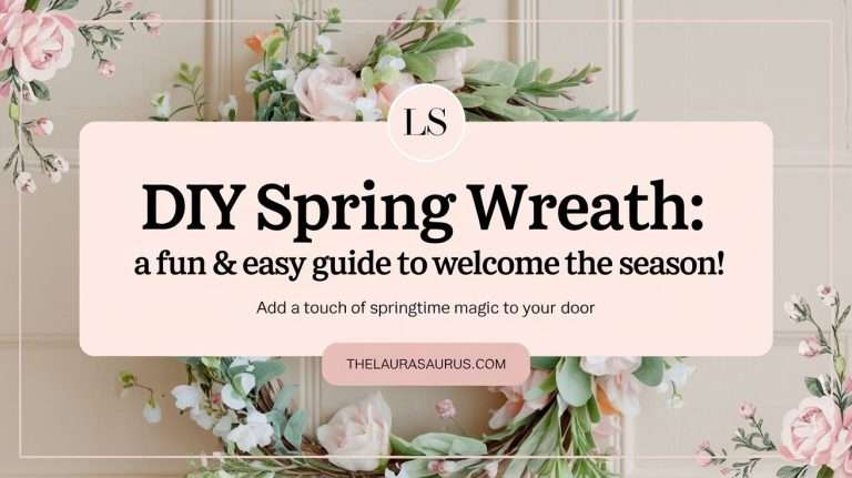 DIY Spring Wreath Tutorial